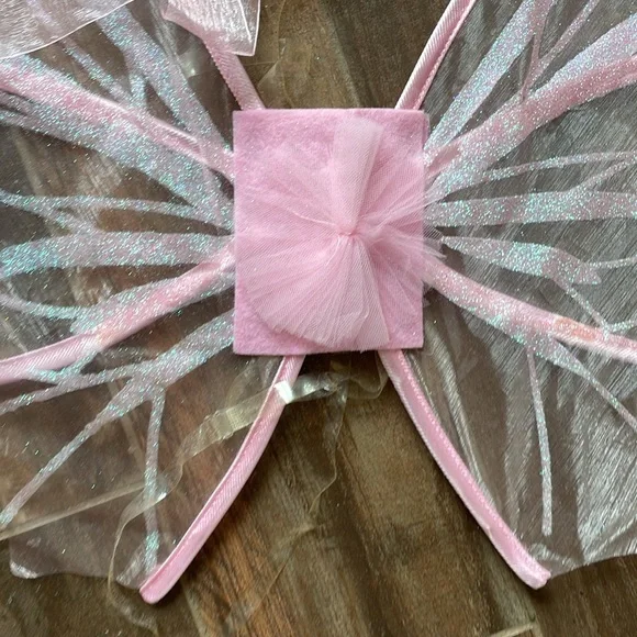 Pink Fairy Costume Set with Wings and Headband - Picture 3 of 9